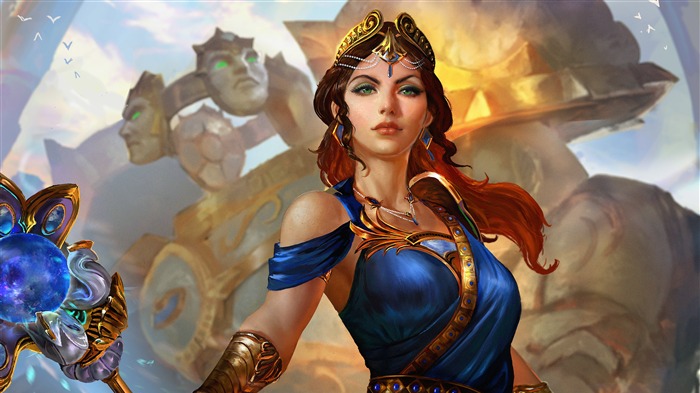 Mastery Skins, Hera, Smite, 2018, Jogo Visualizações:6588