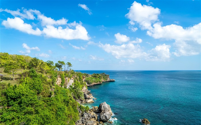 Tropical bali coast cliff blue ocean Views:8736 Date:2018/10/21 8:24:21