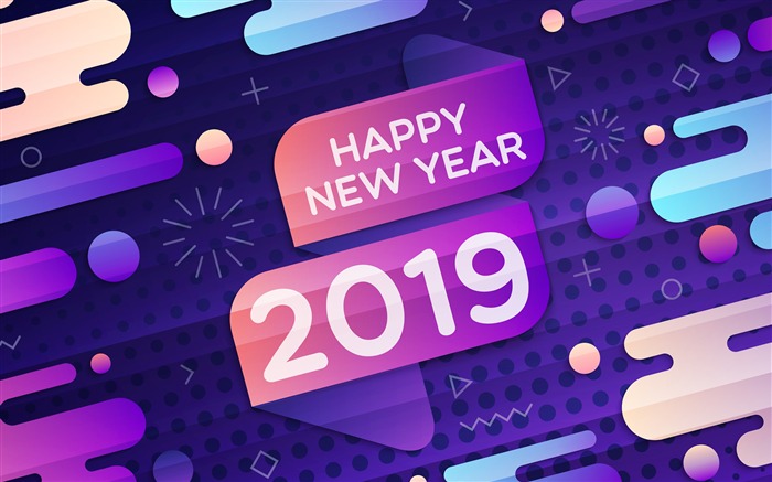 Happy New Year 2019 HD Theme Desktop Views:16242