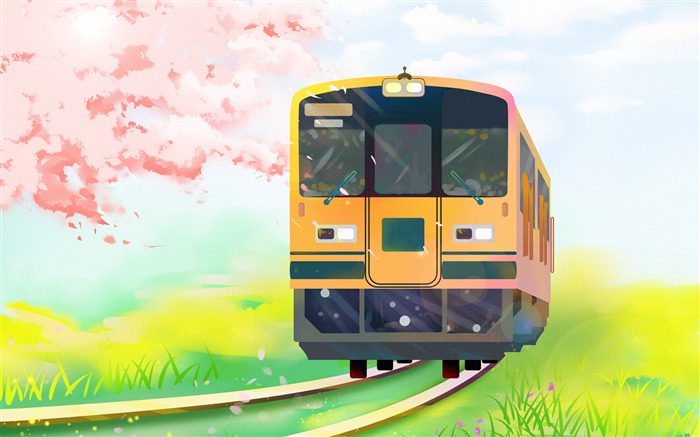 幸せ、旅行、電車、イラスト、テーマ、デザイン ブラウズ:11237