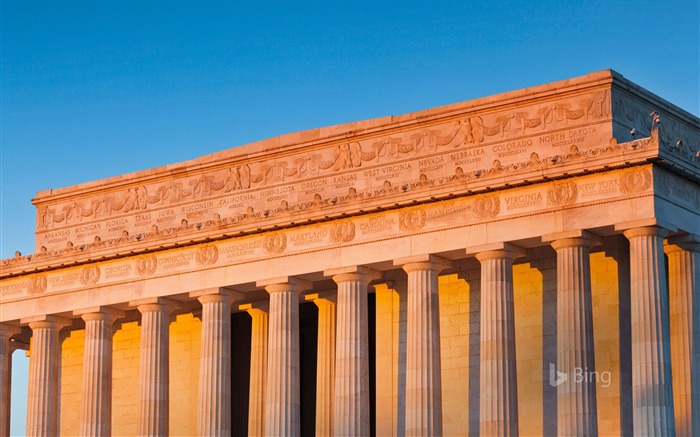 Lincoln Memorial, Washington, Bing, papier peint, 2018 Vues:5747