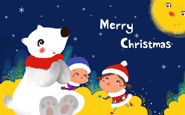 Cute kid polar bear 2018 Merry Christmas Views:6945 Date:2018/12/2 6:34:36