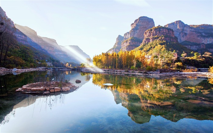 Linzhou, Grand Canyon, Vale do Pêssego, Lagos, Cenário Visualizações:10291