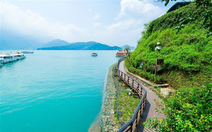 Taiwan, Taichung Sun Moon Lake, natureza, paisagem Visualizações:16209