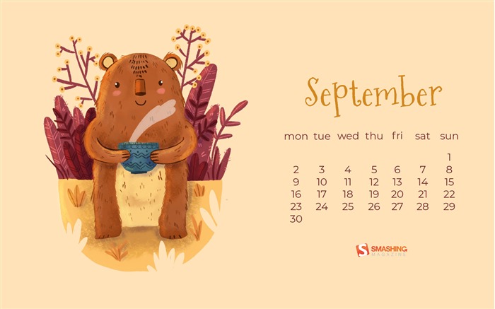 September 2019 Calendars Desktop Theme Views:17031