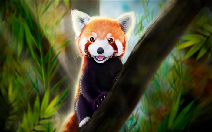 Red Panda Anime Art 2019 Featured Desktop Views:7932 Date:2019/10/12 5:30:10