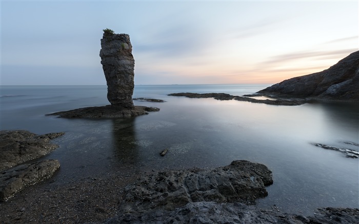 海岸、地平線、ビーチ、ロック、2019、風景、写真 ブラウズ:7597