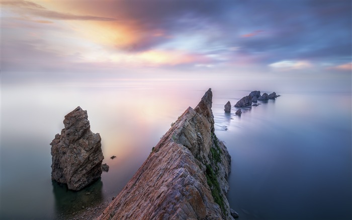 Coast Reef Dusk 2019 Nature Scenery Photo Views:9885 Date:2019/12/29 5:42:51