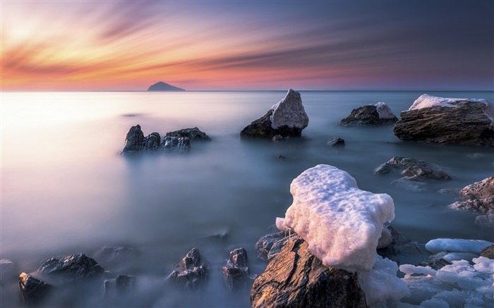 大连，海岸，风景，冬季，2019，自然，照片 浏览:10188