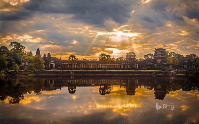 Angkor Wat Cambodia Sunrise 2020 Bing Desktop Views:10256 Date:2020/4/22 4:46:05