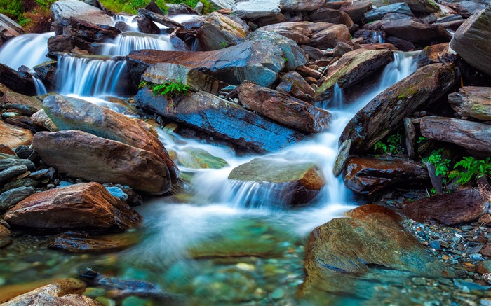 India, Bhagsu Forest River, 2020, Bing, Escritorio Vistas:7684