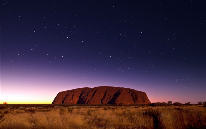 Nuit, Étoiles, Ayers Rock, 2020, Paysage, Photo Vues:12471