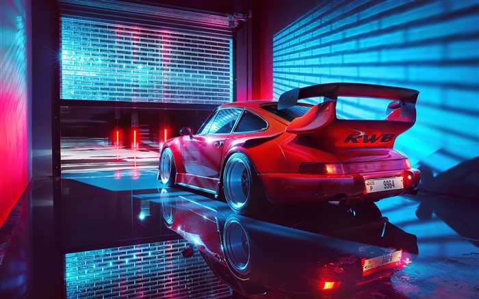 Rouge, Porsche, Supercar, 2020, haute qualité, bureau 4K Vues:16577