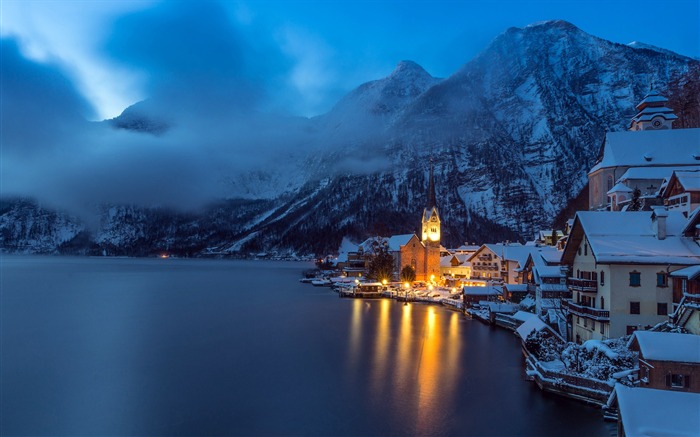 Austria Hallstatt Winter 2020 Scenery HD Photography Views:15794 Date:2020/5/7 6:36:37