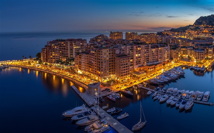 Sea Bay, Nuit, Ville, Marina, 2020, HD, Photographie Vues:12272