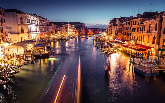 Venice Grand Canal Night 2020 Scenery HD Photography Views:10383 Date:2020/5/7 6:29:23