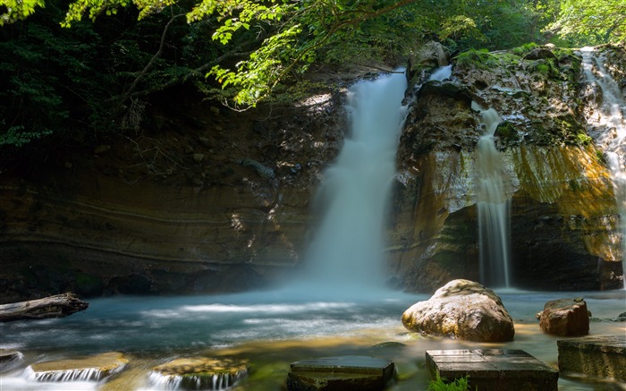 Verano, Selva, Cascada, 2020, Naturaleza, Paisajes, Foto Vistas:10331