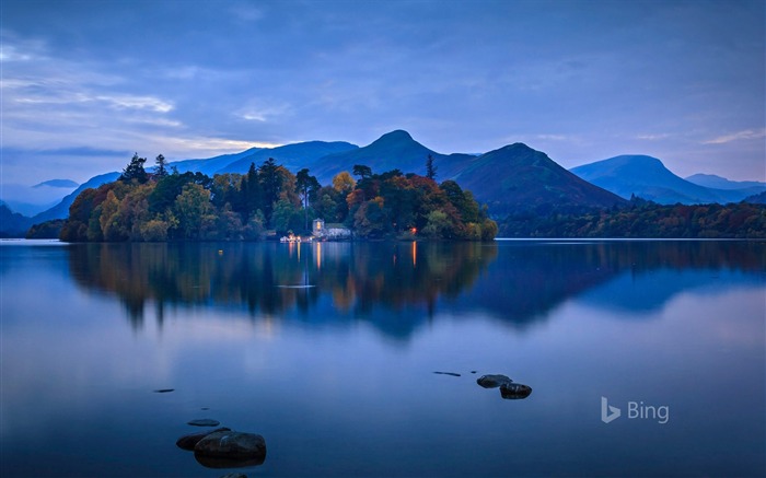 Derwent Island, Cumbria, England, 2020, Bing, HD Desktop Visualizações:7296