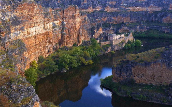 Duraton River Canyon, Espanha, 2020, Bing, HD Desktop Visualizações:7522