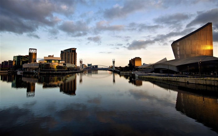 Salford Quays、マンチェスター、2020、Bing、HDデスクトップ ブラウズ:7185