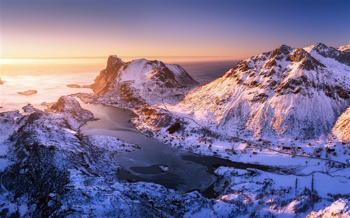 挪威，羅弗敦群島，日落，2021，風景，4K，攝影 查看次數:10741