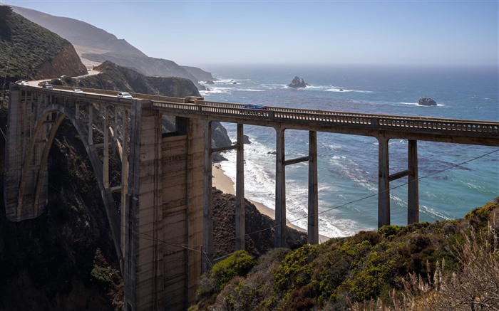 California Highway One Bridge, 2021, Voyage, 5K, Photo Vues:8646