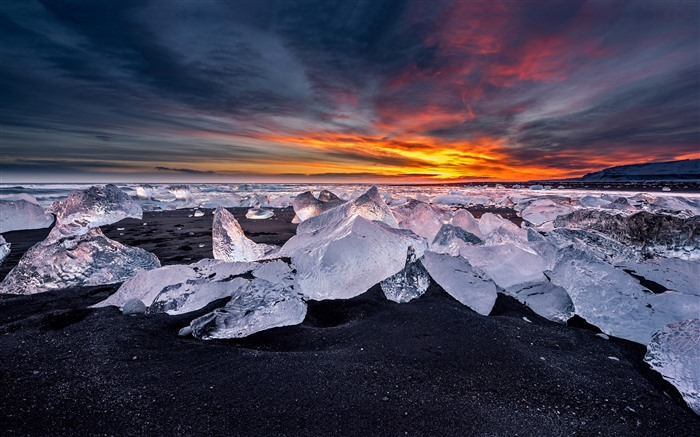 Diamond Beach Glacier Iceland 2021 Bing Theme Desktop Views:10960 Date:2021/2/27 1:51:10