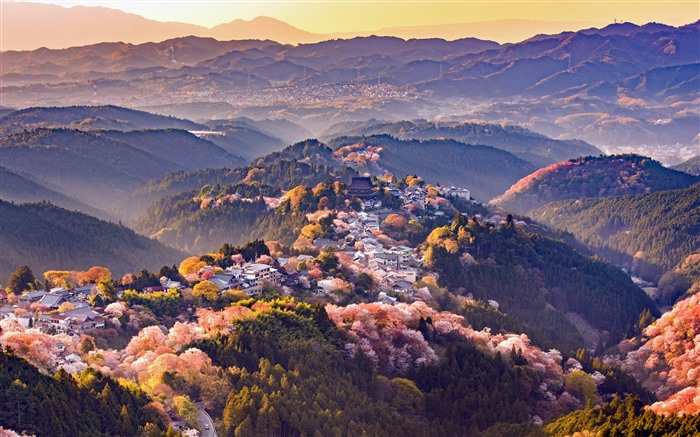 Mount Yoshino Nara Prefecture Japan 2021 Scenery HD Photo Views:13191 Date:2021/4/10 20:07:05