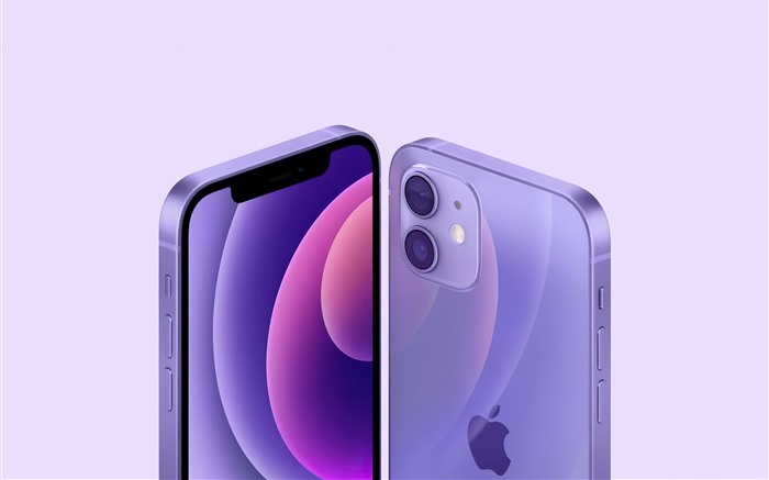 iPhone 12, Violet, mini, 2021, Apple, 4K, HD, Affiche Vues:8220