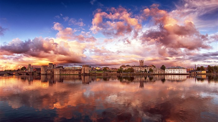 River Shannon, Limerick, County Limerick, Ireland, 2021, Bing, 5K, Photo Visualizações:8554