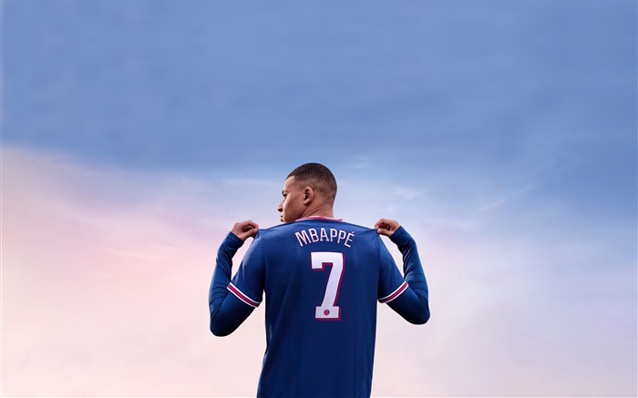 Kylian Mbappe,2021,FIFA 22,遊戲,5K,海報 查看次數:11928