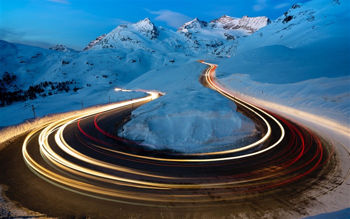 Bernina Pass Switzerland 2021 Long exposure 4K Photo Views:7092 Date:2021/9/24 19:02:56