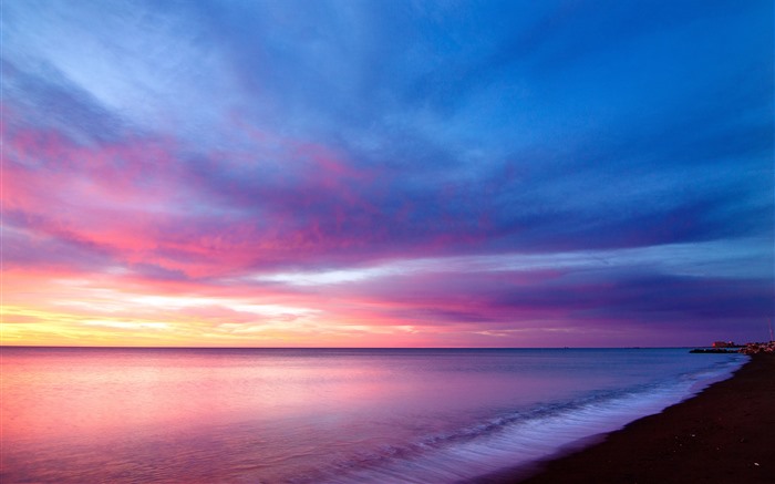 Sunset Malaga 2021 Coast Beach 4K Photo Views:9726 Date:2021/9/24 19:19:27