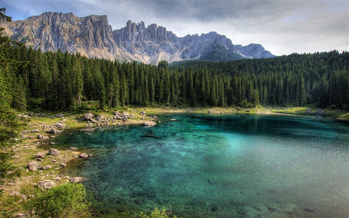 Mountain, Lake, 2021, National Forest Park, 4K, Photo Visualizações:6792