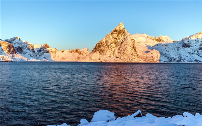 北极圈，峡湾，雪山，2021，冬天，5K，照片 浏览:5062