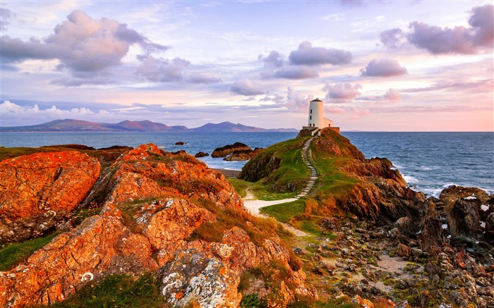 Lighthouse Llanddwyn Island Anglesey Wales 2022 Bing 4K Photo Views:6396 Date:2022/1/25 15:55:04