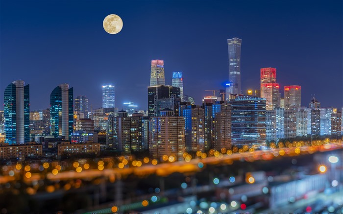 Night Beijing International Trade Building 2022 City 5K Photo Views:6506 Date:2022/1/24 16:50:20