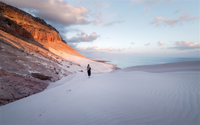 Dunes blanches, ?le Socotra, Yémen, 2022, Paysage, 5k, Photo Vues:6887