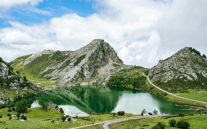 Vale, lago geleira, 2022, ver?o, montanhas, 5k, foto Visualizações:4587