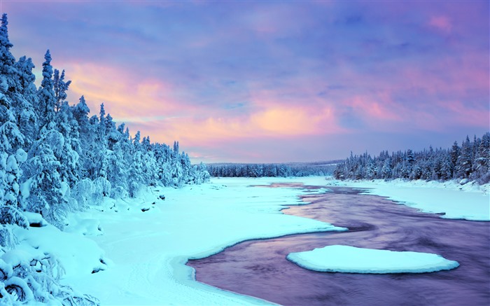 Winter Lapland Frozen Muonio River 2022 Finland 5K Photo Views:6070 Date:2022/4/20 20:05:20