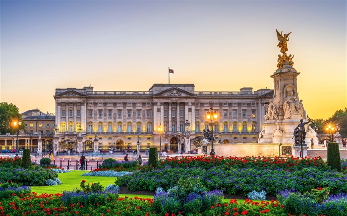 Palacio de Buckingham en Londres, Inglaterra, Bing, 5k, foto Vistas:9907