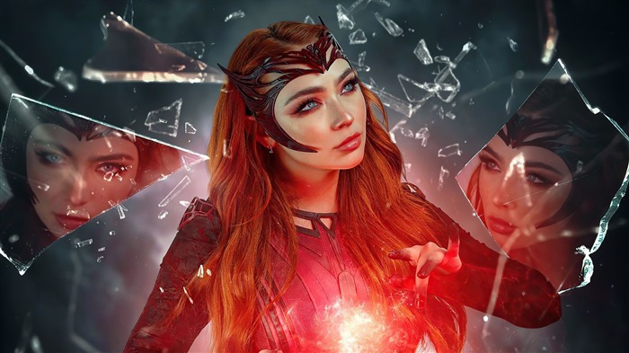 The Scarlet Witch, Cosplay, 2022, filmes, 5k Visualizações:5301