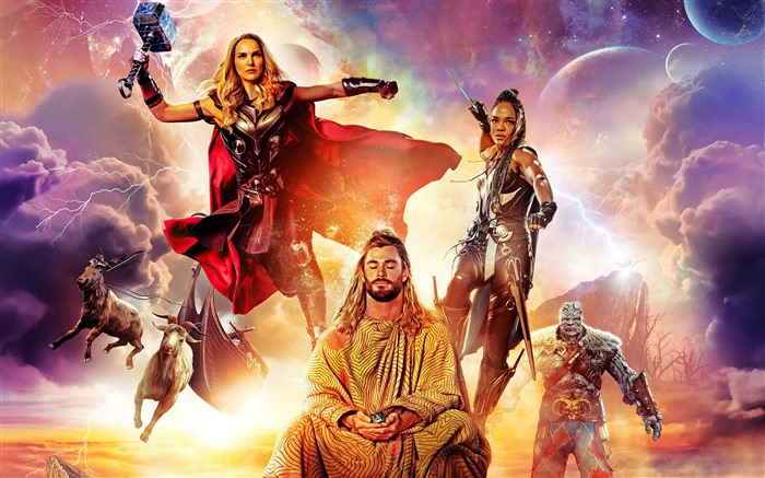 2022, Thor Love and Thunder, 5K, Film, Poster Vistas:4020