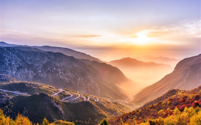 中國國慶日，2022年，日出，河北，bing，5k 查看次數:5017