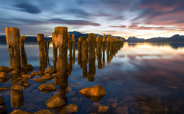 Summer Sunrise Coast Wood Pile Iceland 5K Views:5311 Date:2022/10/30 3:32:39