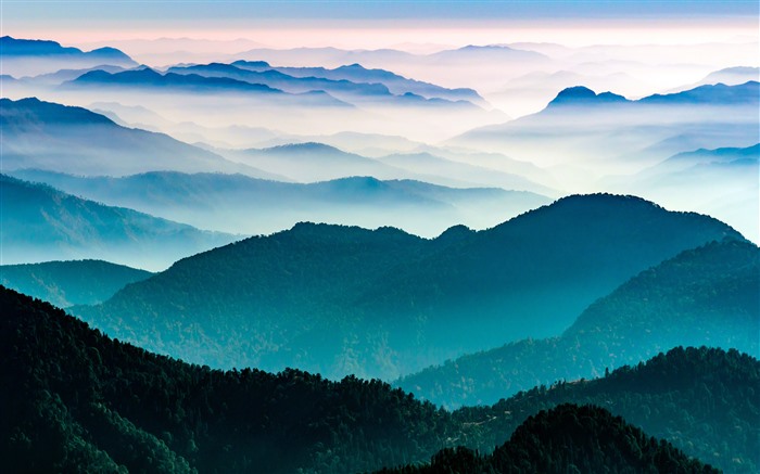 喜馬拉雅山，哈利亞頂級跋涉，印度庫馬恩，Bing，5k 查看次數:4960