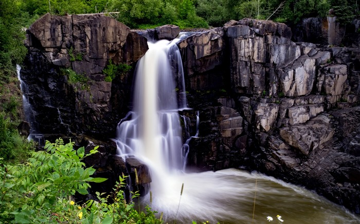 Verão, selva, rio, cachoeira, longa exposição, 5k Visualizações:4033