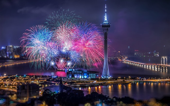 2023 New Year Fireworks Macau Sightseeing Tower China 5K Views:6963 Date:2022/12/31 2:17:45