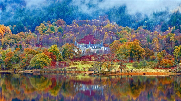 Castle Trossachs National Park Scotland Bing 5K Views:5798 Date:2023/1/14 13:42:51