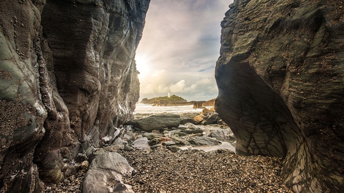 Godrevy Rocks Lighthouse Cornwall Bing 5K Views:4478 Date:2023/1/14 13:26:57